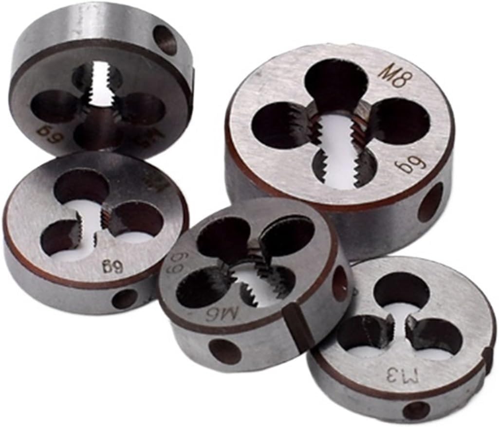 HSS-6542 Metric Thread Round Die M1 - M12 Screw Threading Dies 1pcs(M1.5x0.3)