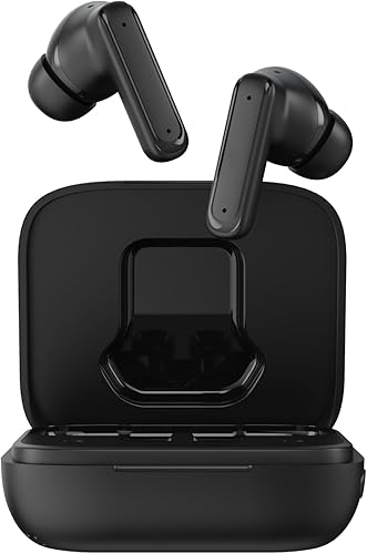 Miniatura 3 de AT&T Mellow Vue - Auriculares inalámbricos para Android y iPhone, pantalla LED, carga rápida USB-C, auriculares Bluetooth con micrófono, ajuste