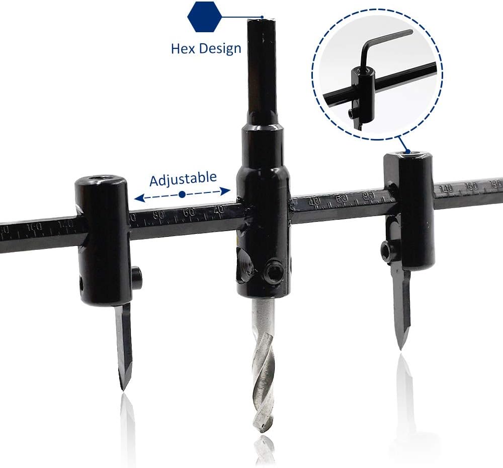 Bеѕt Dеаl Chеар 🛒 Luomorgo 1 3/16 to 12 Adjustable Hole Saw Circle Cutter Drill Bit Tool Saw Round Cutting for Drywall Wood 🛒 Crаzу Dеаlѕ Luomorgo 1 3/16 to 12 Adjustable Hole Saw Circle Cutter Drill Bit Tool Saw Round Cutting for Drywall Wood