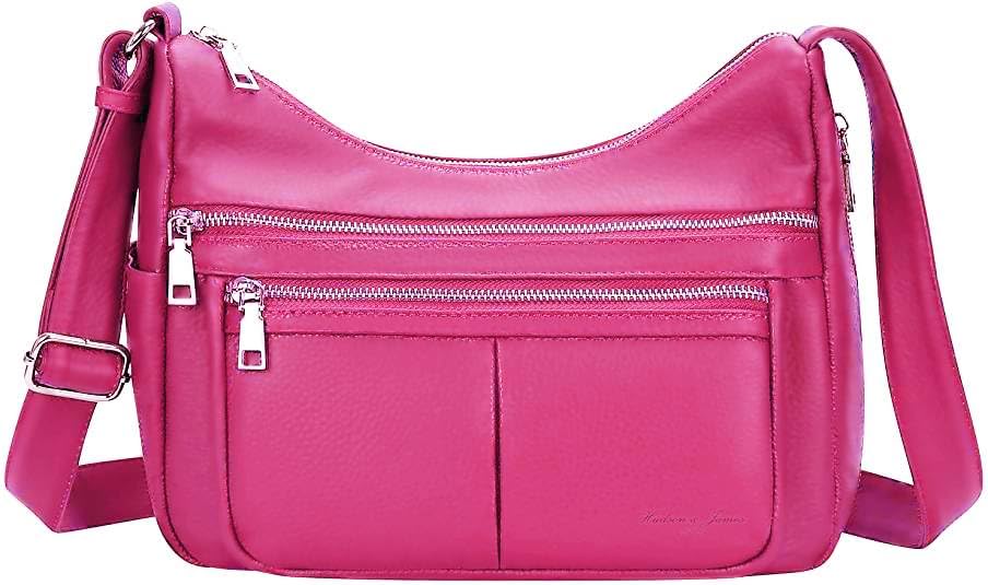 Sac à main en cuir véritable compact et logeable pour ranger son iPad au travail