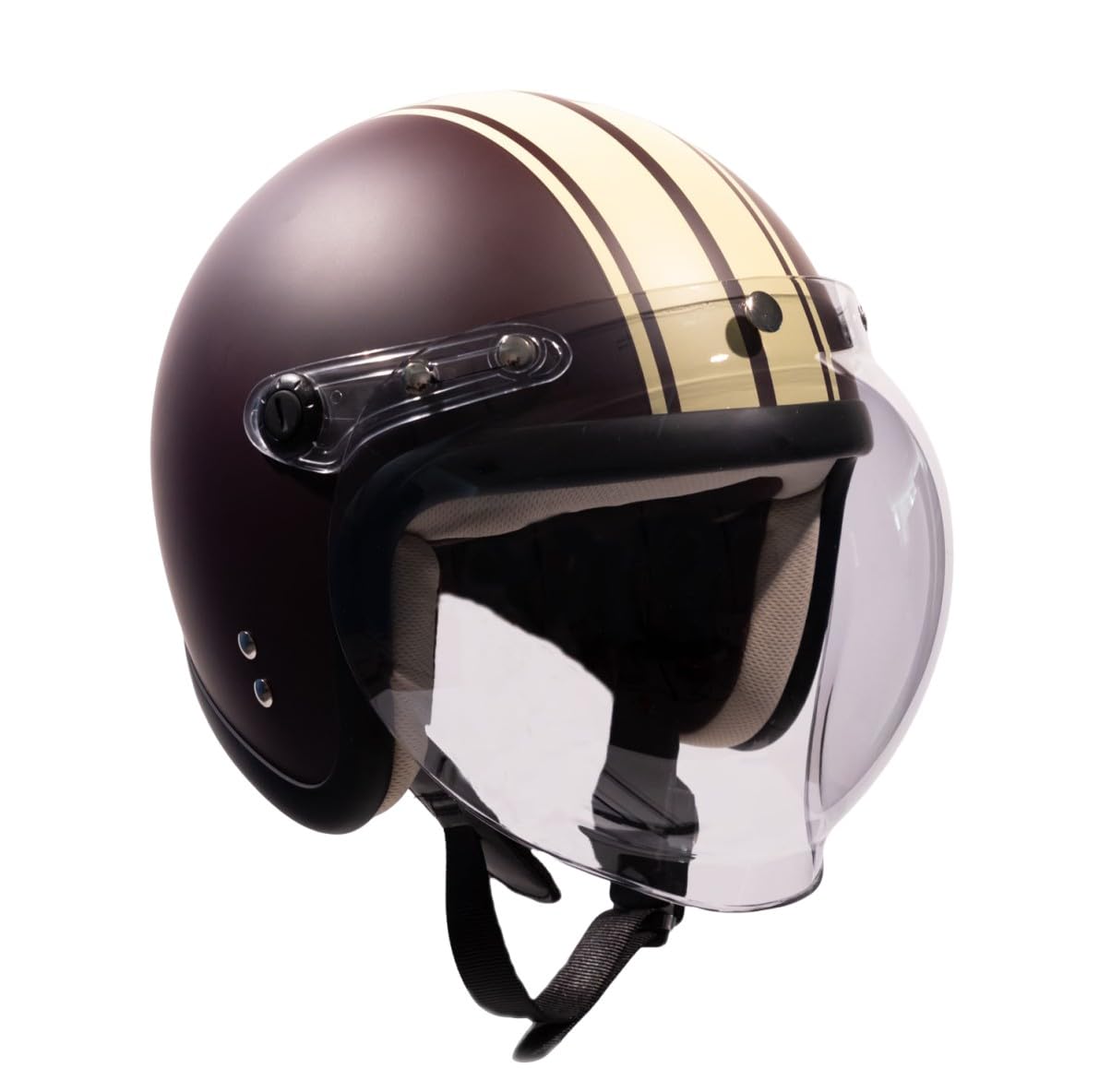 Amazon.co.jp: ニスコ(nisco) ジェットヘルメット マットブラウン
