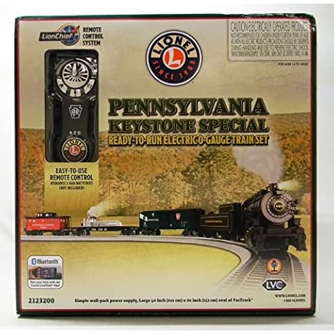 Lionel 2123200 O Scale Pennsylvania Keystone LionChief Bluetooth 5.0 Set Cover