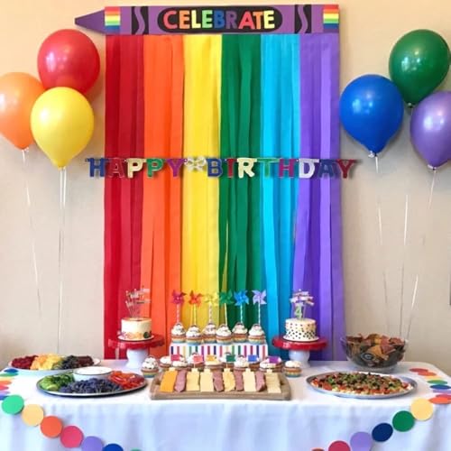 Guirnalda de letras Happy Birthday multicolor Unique Party de 1,4 metros 3