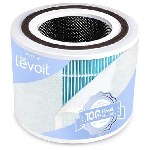 Levoit Core 300 Air Purifier Smoke Remover Replacement Filter, 4-in-1 Air Filter with High-Efficiency Activated Carbon, Core300-RF-SR, 1 Pack, Blue