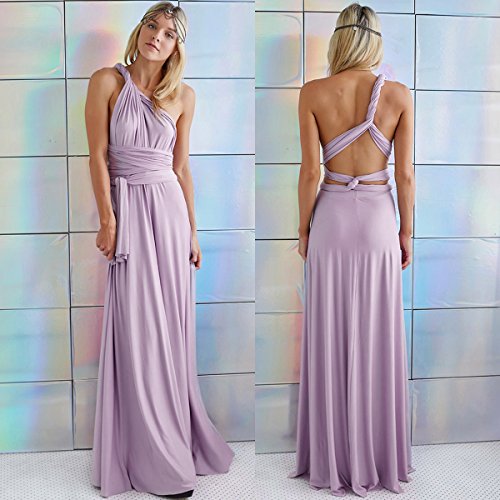 Image of Women Transformer Multi Way Bandage Dress Convertible Bridesmaid Gown