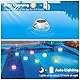 mizikuu Poolbeleuchtung Solar, 2 Stück Schwimmende LED Unterwasser Solar Pool Licht Teichbeleuchtung Multifarbige Wasserlicht zubehör für Pool, Teich, Garten Blumen