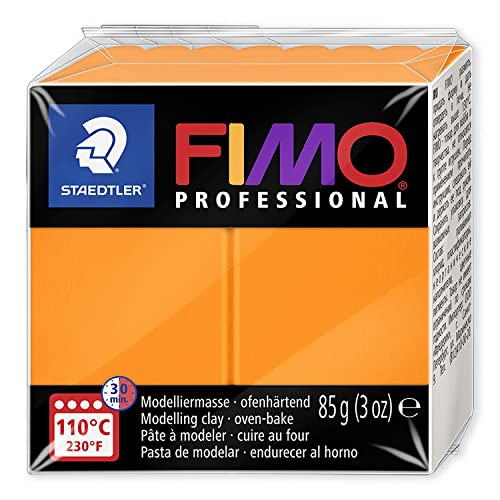 Staedtler 8004 FIMO Professional Oven-Hardening Polymer Modelling Clay - Pack of 6 x 85g Blocks - Warm Colours - Image 4
