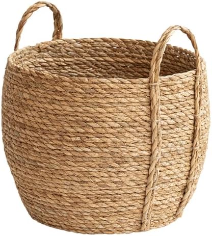 Versatile Rattan Grass Woven Flower Basket Planter For Living Roo...