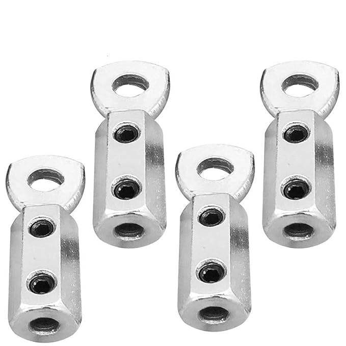Heavy Duty Gym Wire Lock with L N Key Bolt | Steel Cable Clamp for Fitness Equipment & Exercise Machines | Secure Cable Fixing & Safety Lock (Pack of 4)-picture-14