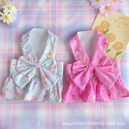 Vestido Princesa para Perros Grandes Rosado miniatura 5