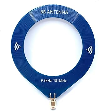 Small BB Antenna 9.9khz-181 Broad Frequency Donut MW SW Antenna SMA Interface Directional Reception Loop Antenna for Malachite SDR TEF6686 Receiver