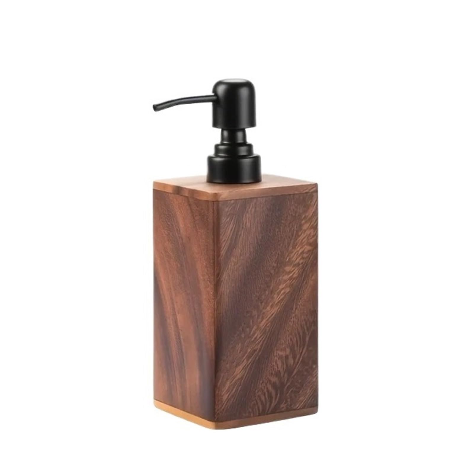 Soap Dispenser Elegant Wooden Soap Dispenser Hand Sanitizer & Lotion Bathroom Accessory(400ML)