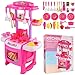 Chef Pretend Playset Kitchen Cooking Play Set with Lights Sound Stove Role Playing Game