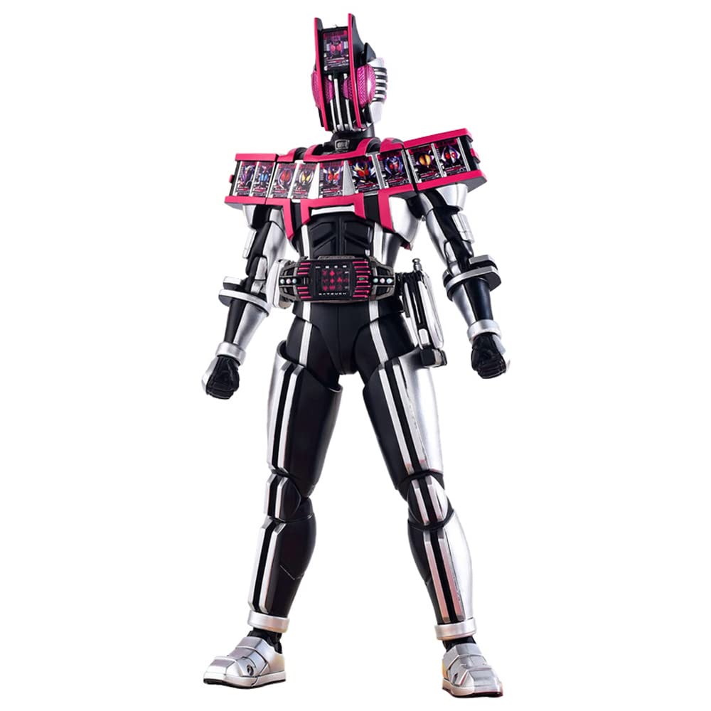 LANQYC PVC SHF Real Bone Carving Desktop Decoration Kamen Rider Decade Emperor Riding Doll Model Def