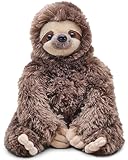 Bearington Speedy Plush Three Toed Sloth Stuffed Animal, 12 inches