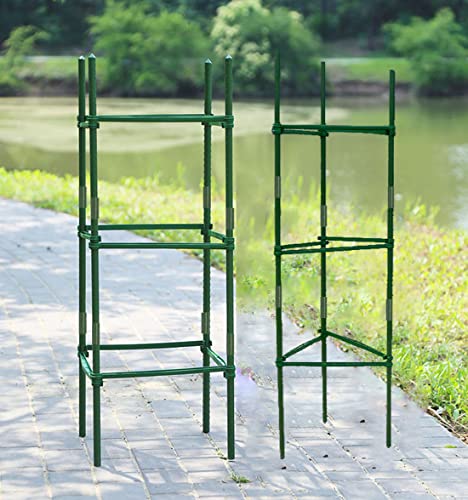 Tomato Cage Plant Support - 4 Pack Vegetable Trellis,120CM Assembled Multi-Functional Garden Trellis Plant Trellis for Climbing Vegetables,Climbing Plants, Vegetables, Flowers, Fruits, Vine by CEDOCSH - Used condition - Image 8