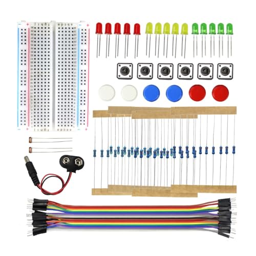 TECNOIOT 1 Set Dispositivo Electrónico de Inicio con Breadboard,