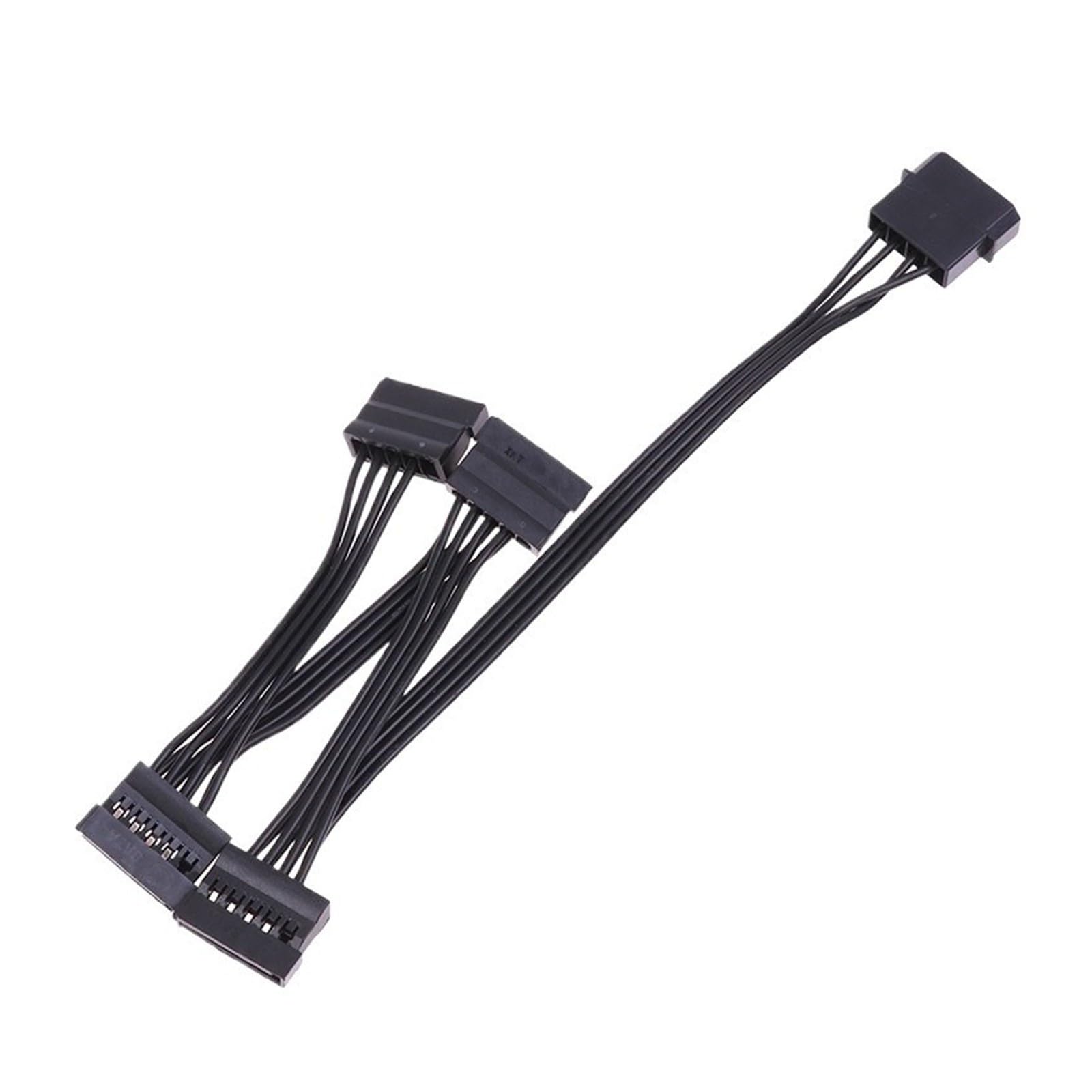 Câble répartiteur SATA 4 broches mâle vers multifemelle(1 to 4 way)