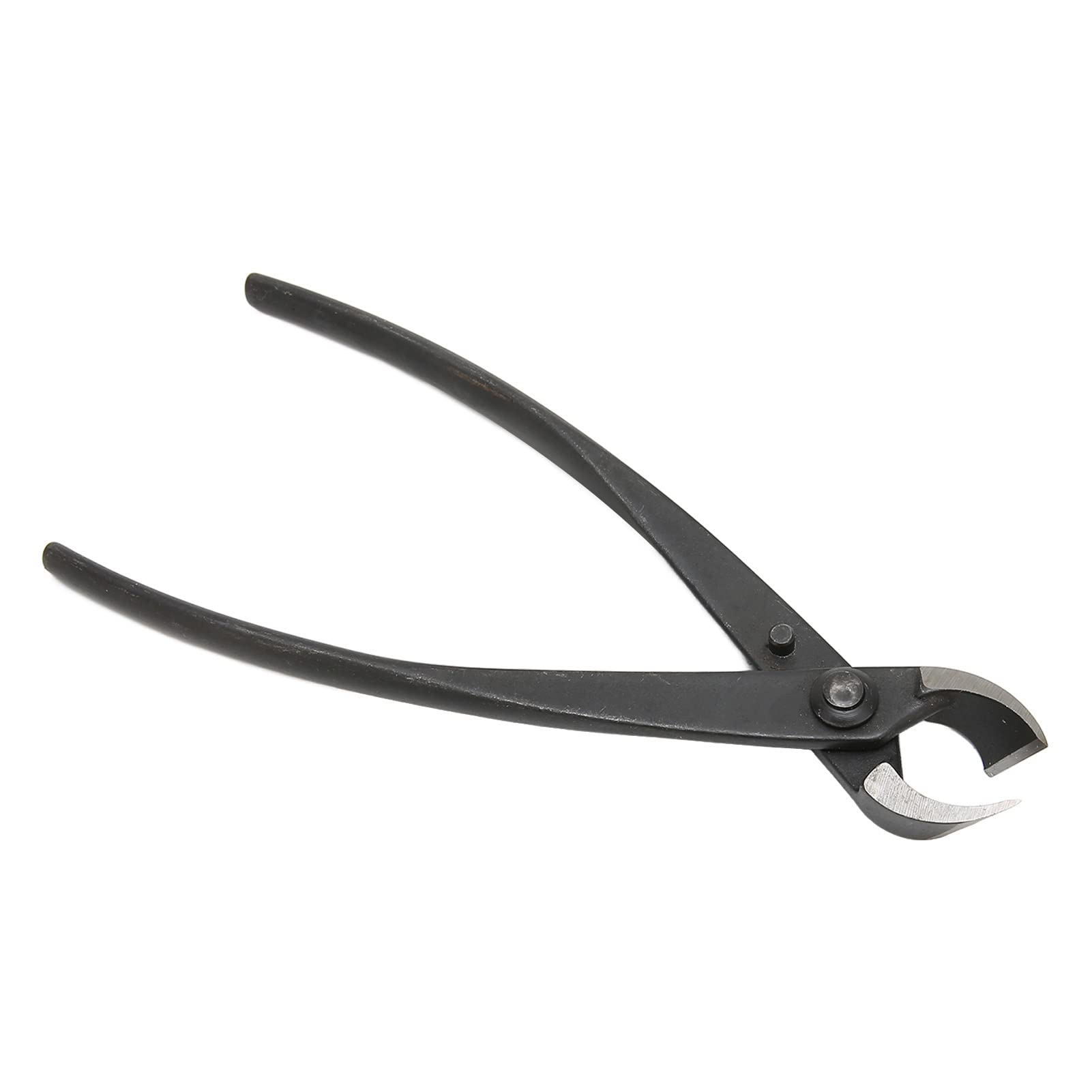 FLEXMAN 7.9in Concave Branch Cutter, Manganese Steel Bonsai Branch Tool Kit Ergonomic Handle Diagonal Branch Pliers Garden Tool for Bonsai Modeling