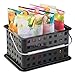 iDesign Spa Plastic Storage Shower Basket with Handle for Bathroom, Health, Cosmetics, Hair Supplies and Beauty Products - 5.3