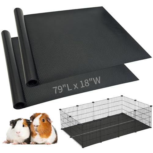 Hamiledyi 2 Packs Guinea Pig Cage Liner Reusable Guinea Pig