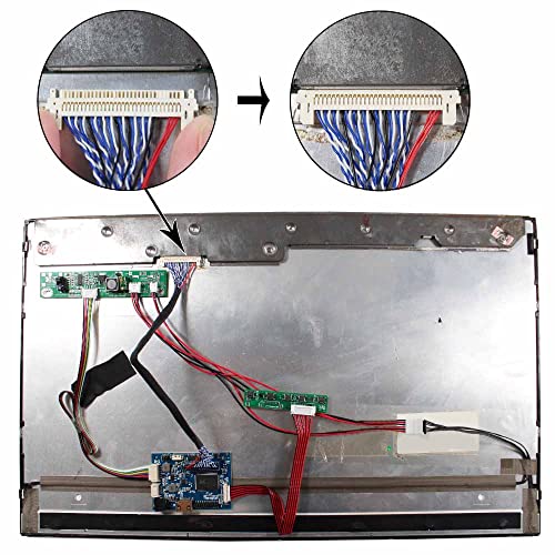 VSDISPLAY Audio LVDs Control Board for 21.5 inch 1920x1080 LM215WF3-SLA1 30pin WLED LCD Screen, for LM215WF3-SLA1 LVDS LCD screen - Image 2