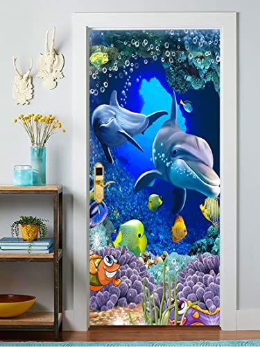 Image of Decorative Door Wallpaper Wall Poster for Home, Office, Kitchen, Living Room, Bedroom Doors etc(Size-30x78 inch) 10 (Design 03)