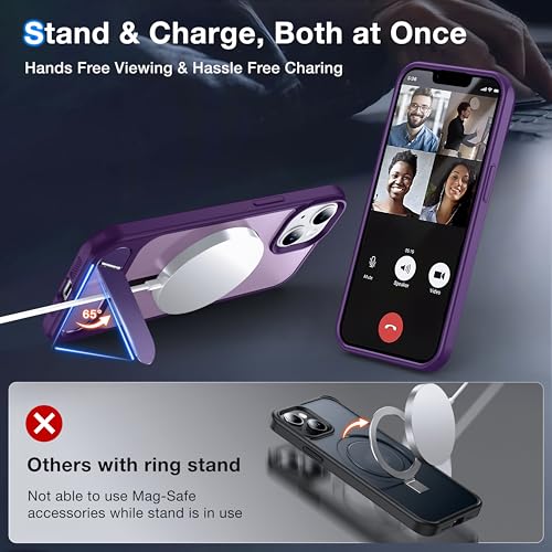 Coque MagSafe iPhone 15 Plus antichoc avec support invisible - 2