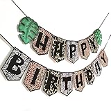 Jungle Safari Party Decor - Leopard Print Animal Banner for Birthday Celebrations