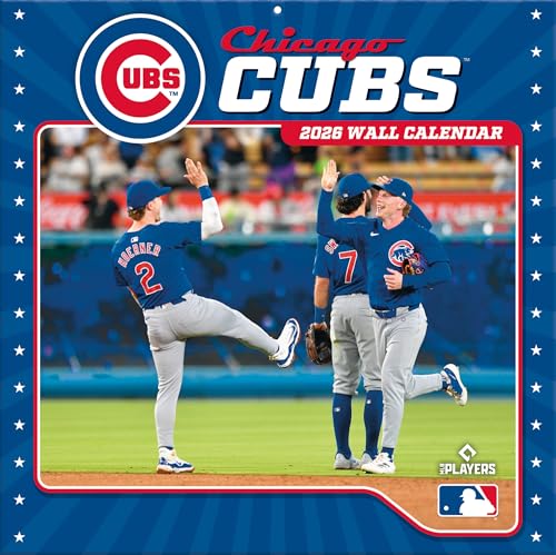 Chicago Cubs 2026 12x12 Team Wall Calendar