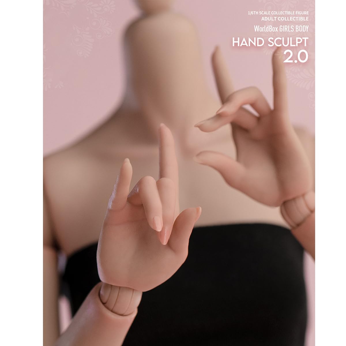 Amazon | HiPlay Worldbox 1/6 女性 フィギュア用 女性素体ハンド