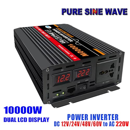 Inversor CC 12V a CA 220V con protección múltiple contra sobrecargas 4