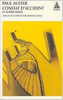 Pocket Book Constat d'accident [French] Book