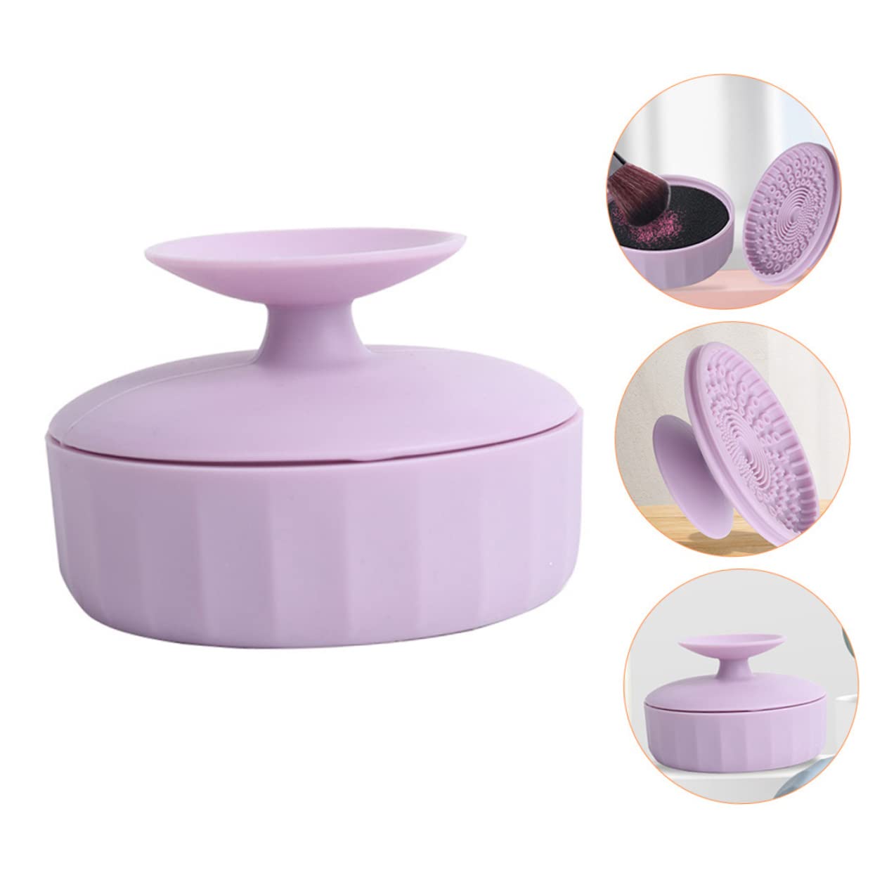 MAGICLULU 5St Reinigungsbox für Make-up-Pinsel pinsel reinigungsmatte brush cleansing pad Make-up-Versorgung Reinigungsmatte für Make-up-Pinsel Make-up Pinsel Make-up-Reinigungsmatte Schwamm
