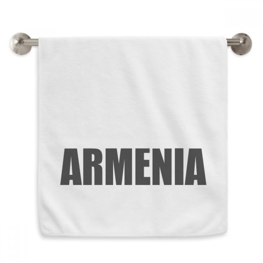 Serviette de toilette Arménie débarbouillette blanche