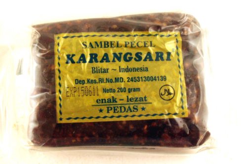 Sambal Pecel Pedas (Peanut Salad Dressing Spicy) – 7.05oz (Pack of 3)