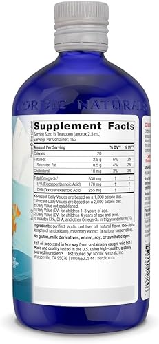 Miniatura 4 de Nordic Naturals - DHA líquido para niños, suplemento de aceite de pescado DHA Omega-3 para niños, apoya la salud del corazón y el desarrollo