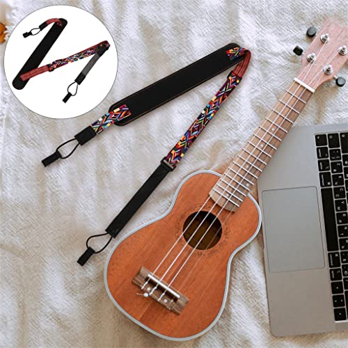 Sangle de guitare pratique et pratique en coton PU – Sangle pliable pour guitare et ukulélé – Multicolore – Taille… - Les Beatles, Paul McCartney, John Lennon, RIngo Starr, George Harrison Sangle de guitare pratique et pratique en coton PU - Sangle pliable pour guitare et ukulélé - Multicolore - Taille… – Image 4
