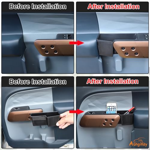 Organizador de Puerta para Auto Negro miniatura 4
