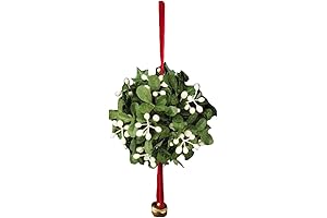 Kurt Adler J9846 Mistletoe Ball Christmas Ornament, 12-Inch