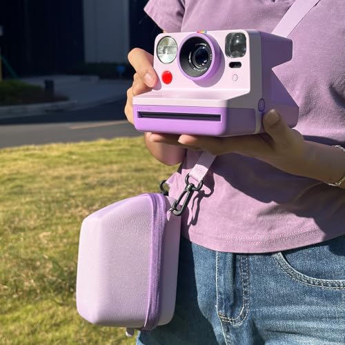 Estuche rígido morado para cámara Polaroid Now y OneStep miniatura 6