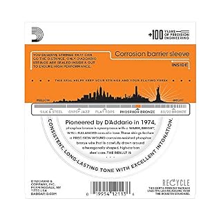 D’Addario EJ40 Cordes en soie/acier pour guitare folk 11-47 & Cordes Guitare Acoustique | Corde Guitare Folk | EJ15… - Les Beatles, Paul McCartney, John Lennon, RIngo Starr, George Harrison D'Addario EJ40 Cordes en soie/acier pour guitare folk 11-47 & Cordes Guitare Acoustique | Corde Guitare Folk | EJ15… – Image 6