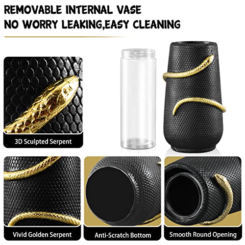 Kaiyuan Black Flower Vase Home Decor thumb #6