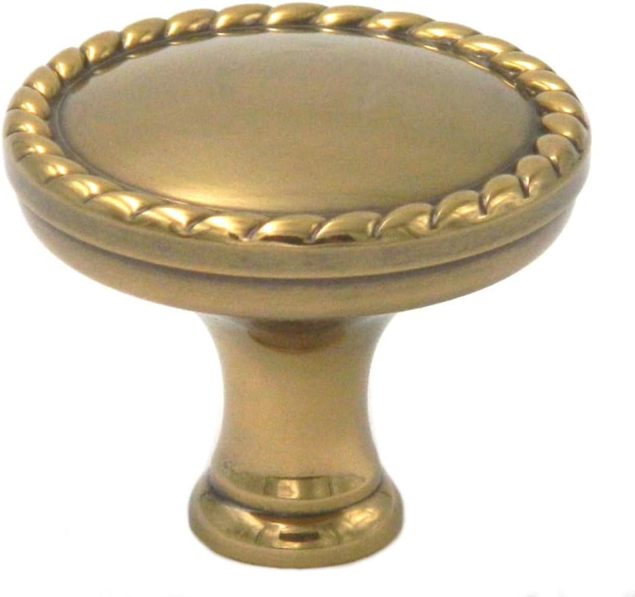 Belwith Keeler Annapolis Collection 1 1/2 Cabinet Knob Antique Brass