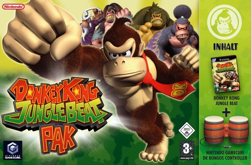 Donkey Kong Jungle Beat Pak inkl. Bongo-Trommeln - [GameCube]