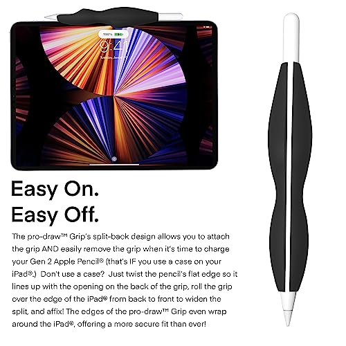 the grip for apple pencil pro 1st 2nd gen apple pencil and usb-c model  more comfort better control