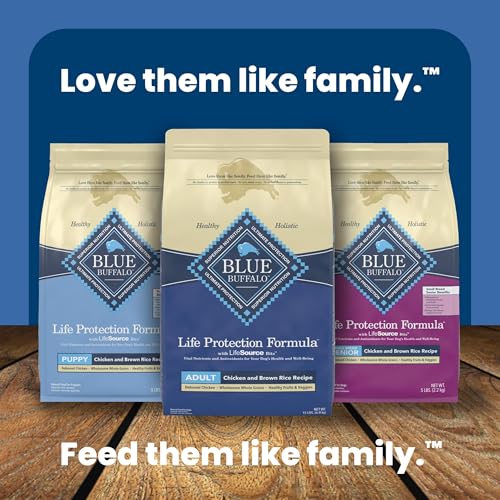 Blue Buffalo Life Protection Formula Adult Dry Dog Food, Helps Build and Maintain Strong Muscles, Made with Natural Ingredients, Chicken & Brown Rice Recipe, 30-lb. Bag