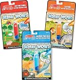 Melissa & Doug Water Wow! - Water Reveal Pad Bundle - Farm, Safari & Under The Sea