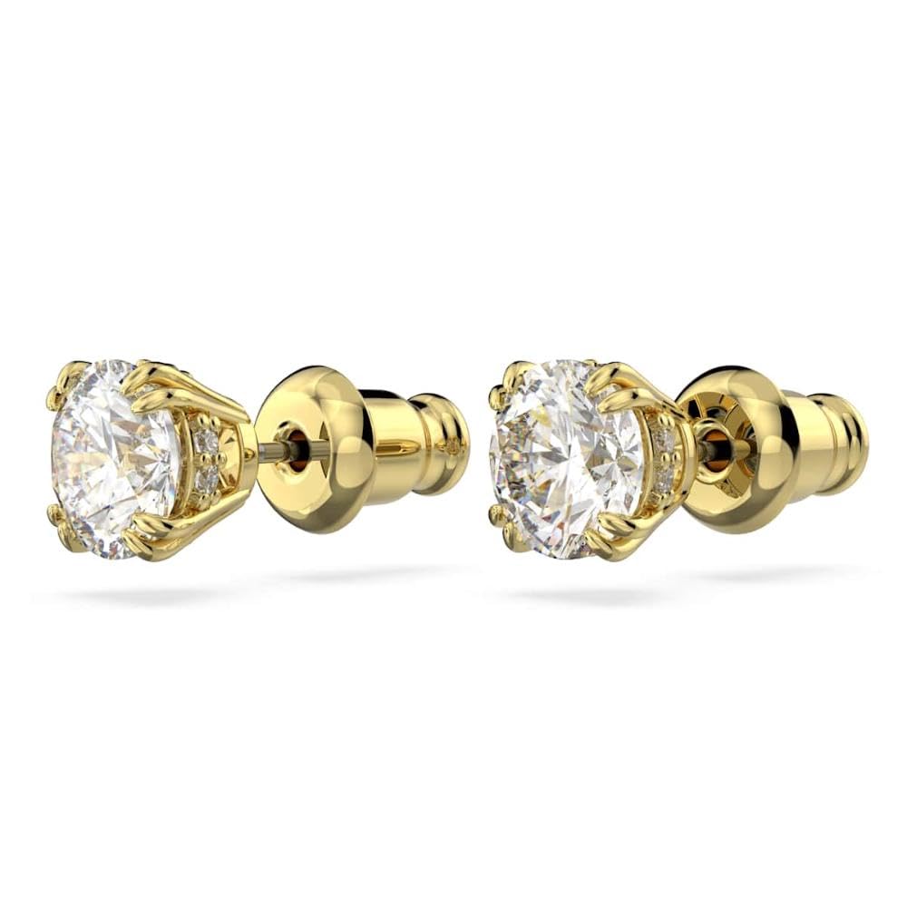 Swarovski Stilla boucles d'oreilles, cristaux blancs taille brillant