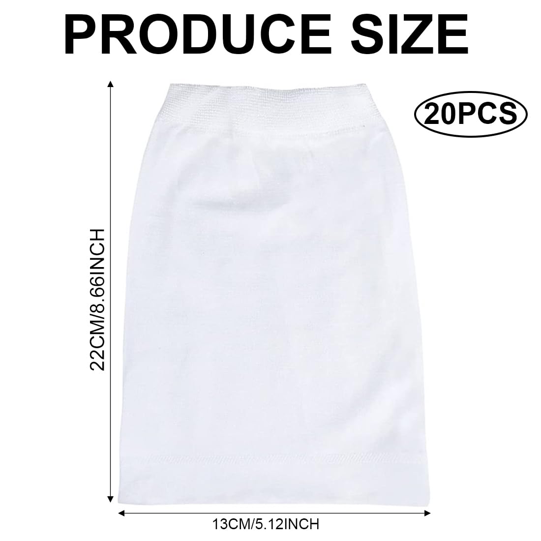 Jecdfs 20x Pool Skimmer Socken - Wiederverwendbare Feinfilter-Netzsocken Für Filterkörbe